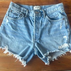 AGolde Parker distressed short